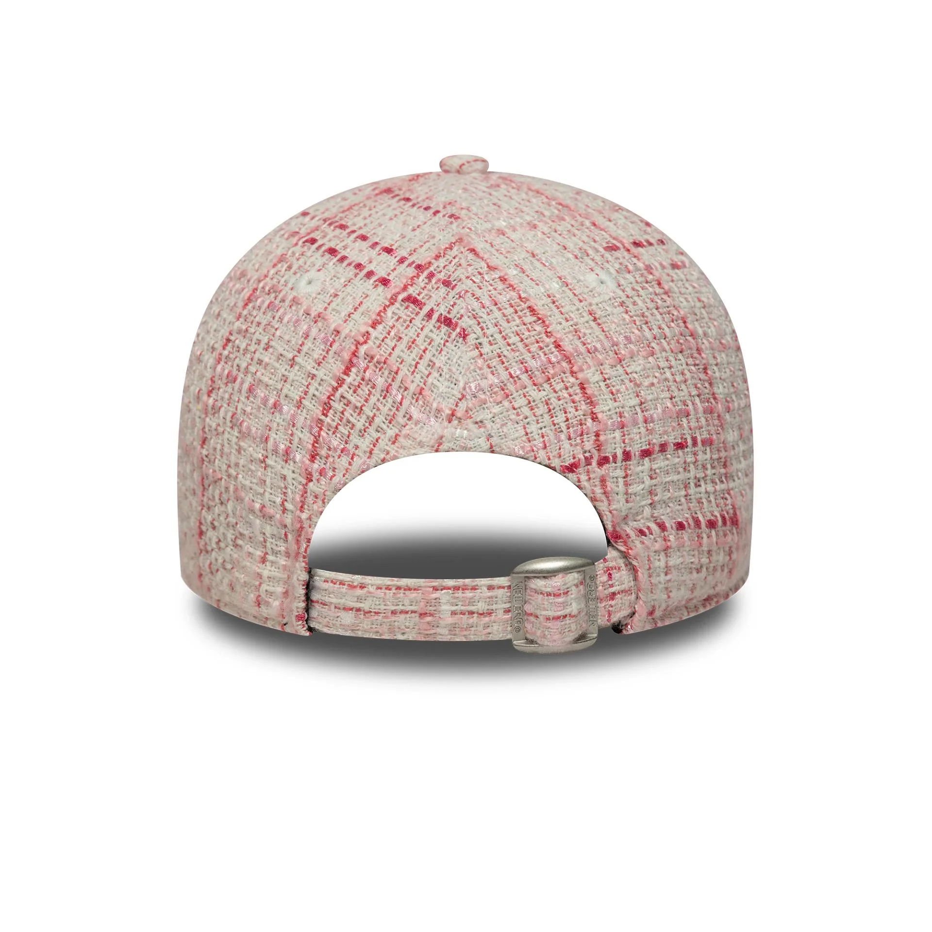 New York Yankees Womens Tweed Dark Pink 9FORTY Adjustable Cap - Image 5