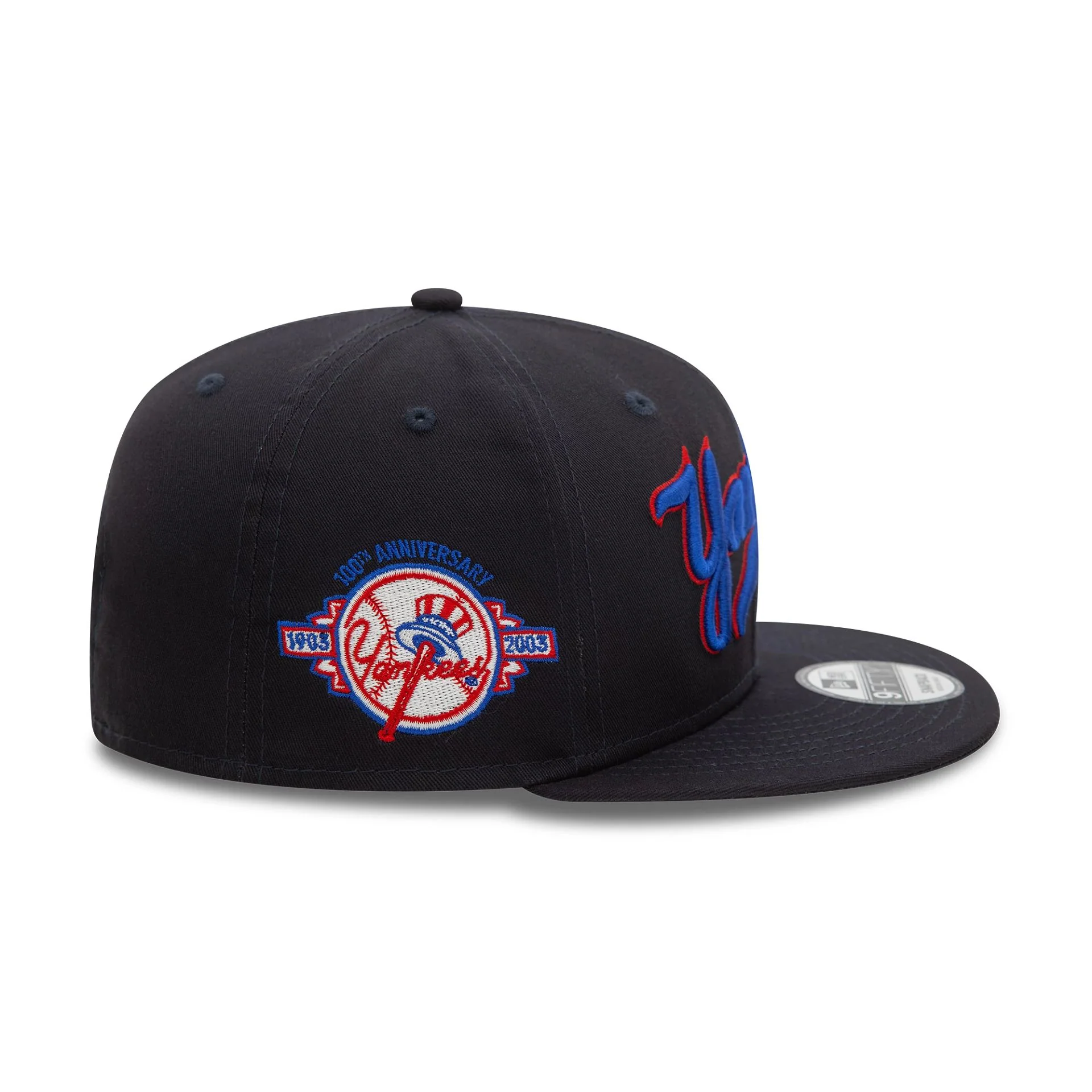New York Yankees Wordmark Patch Navy 9FIFTY Cap - Image 4