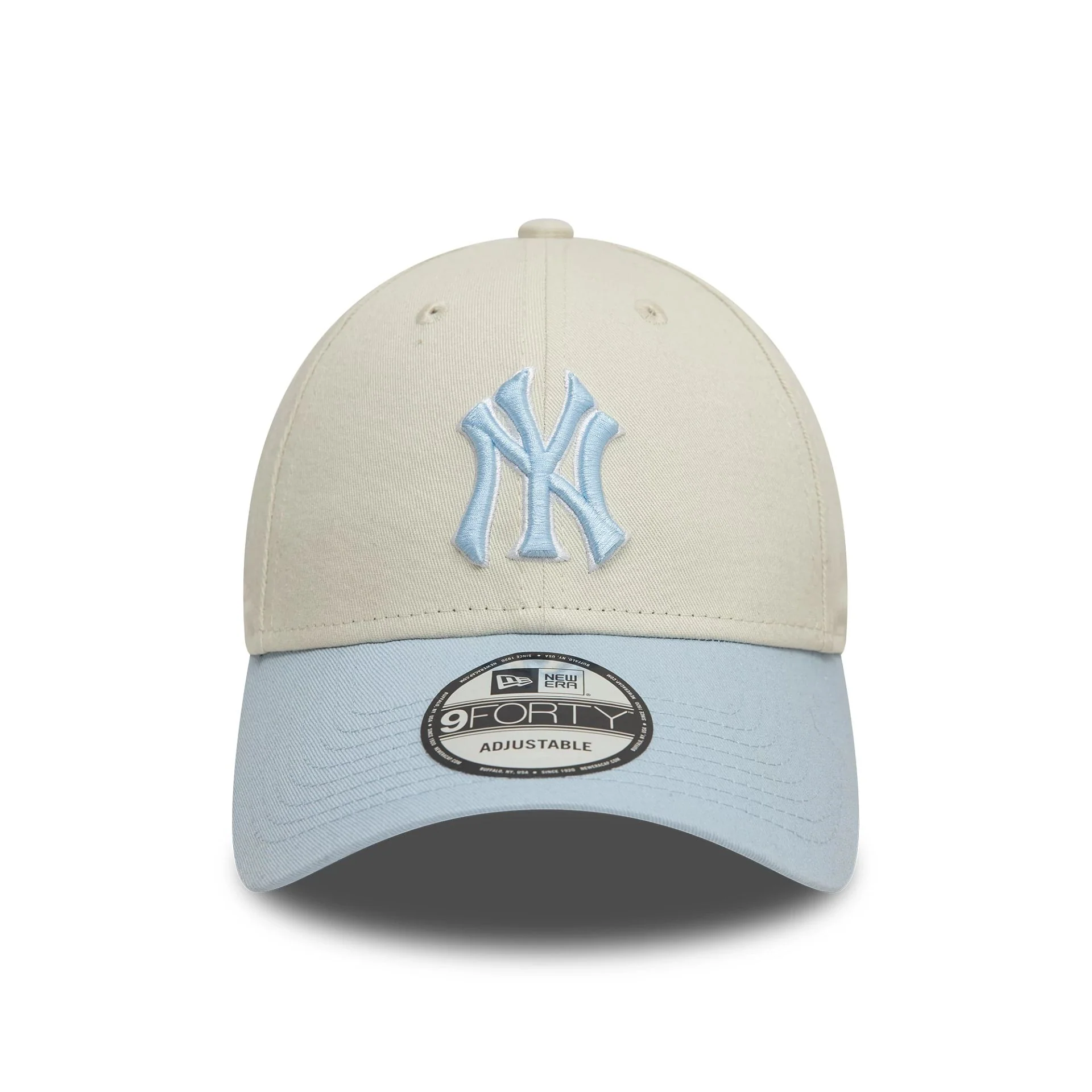 New York Yankees World Series Patch Cream 9FORTY Adjustable Cap - Image 2