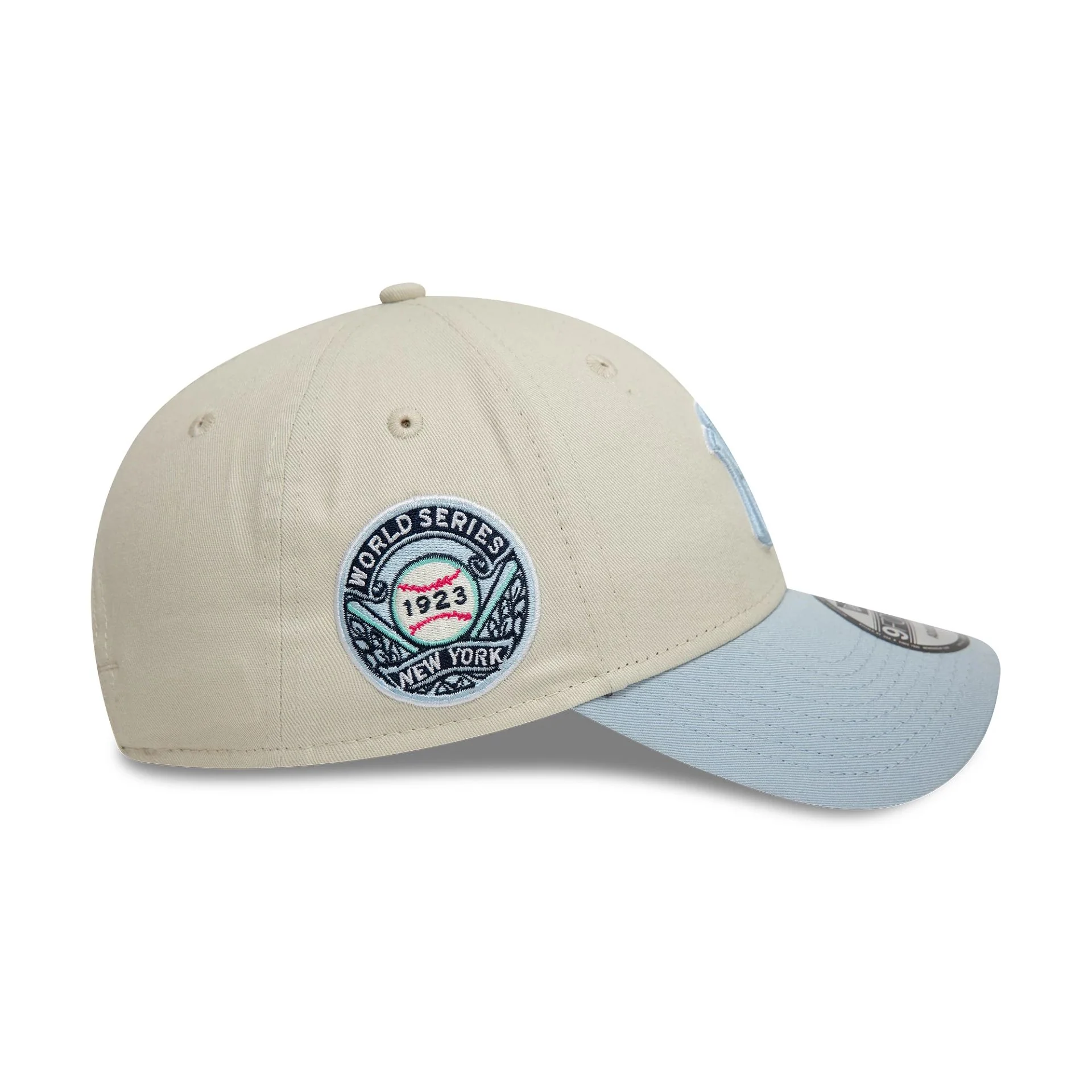 New York Yankees World Series Patch Cream 9FORTY Adjustable Cap - Image 5