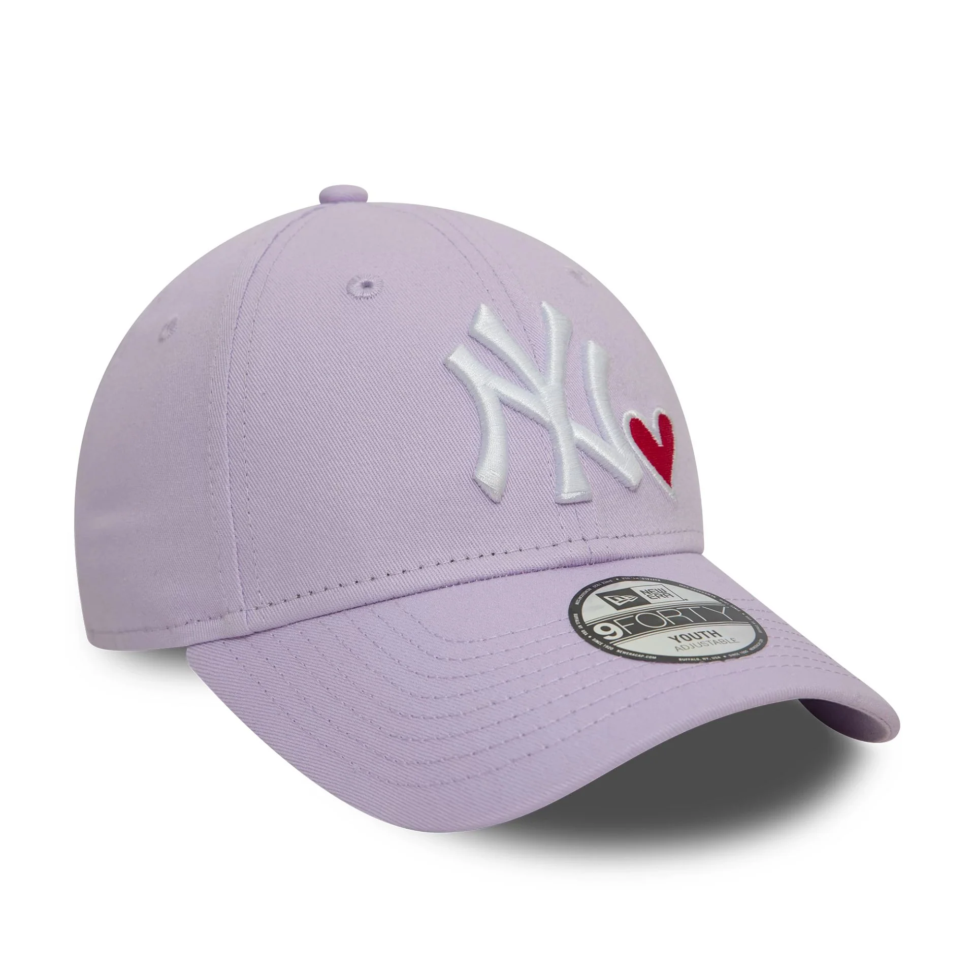 New York Yankees Youth Icon Pastel Purple 9FORTY Adjustable Cap - Image 3