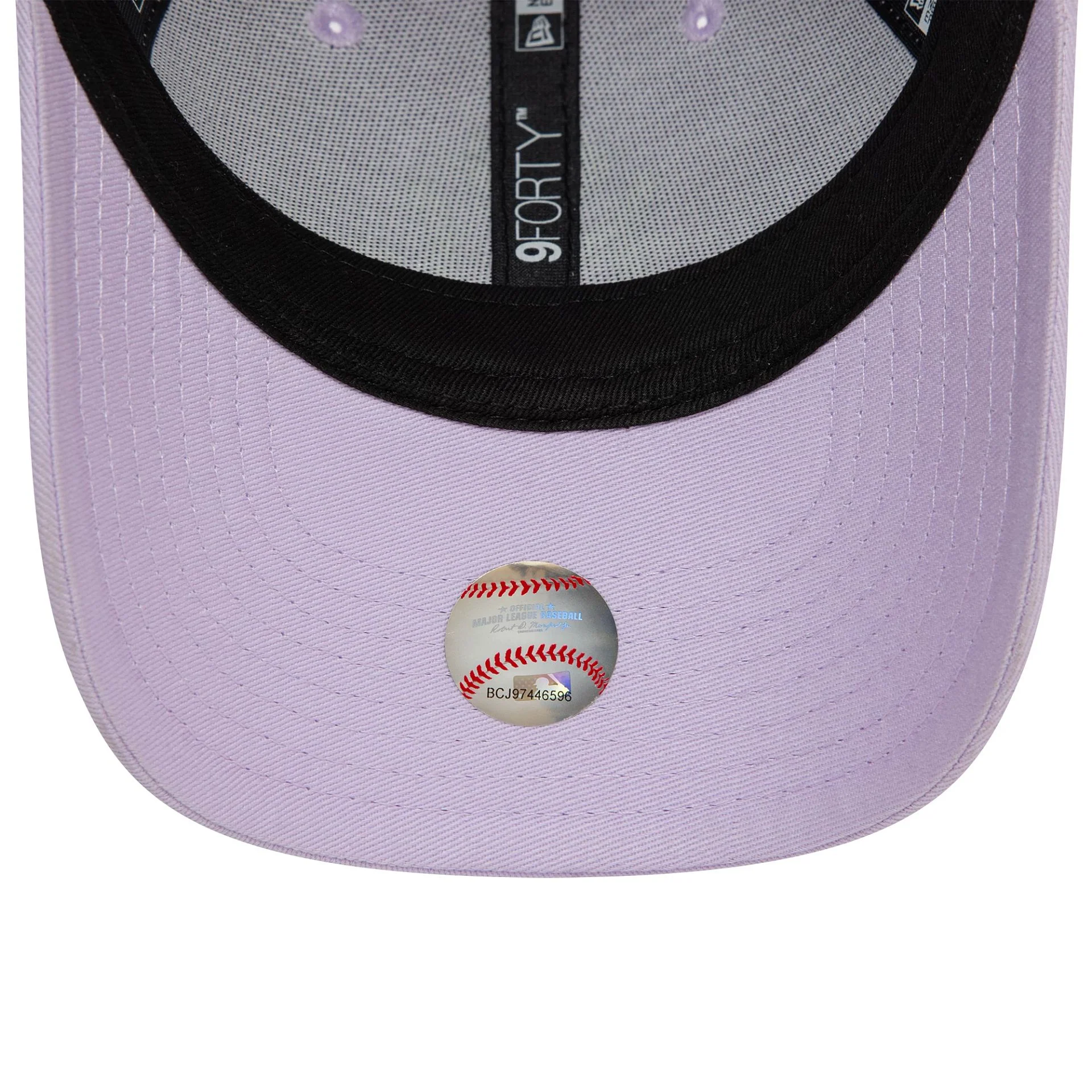 New York Yankees Youth Icon Pastel Purple 9FORTY Adjustable Cap - Image 5