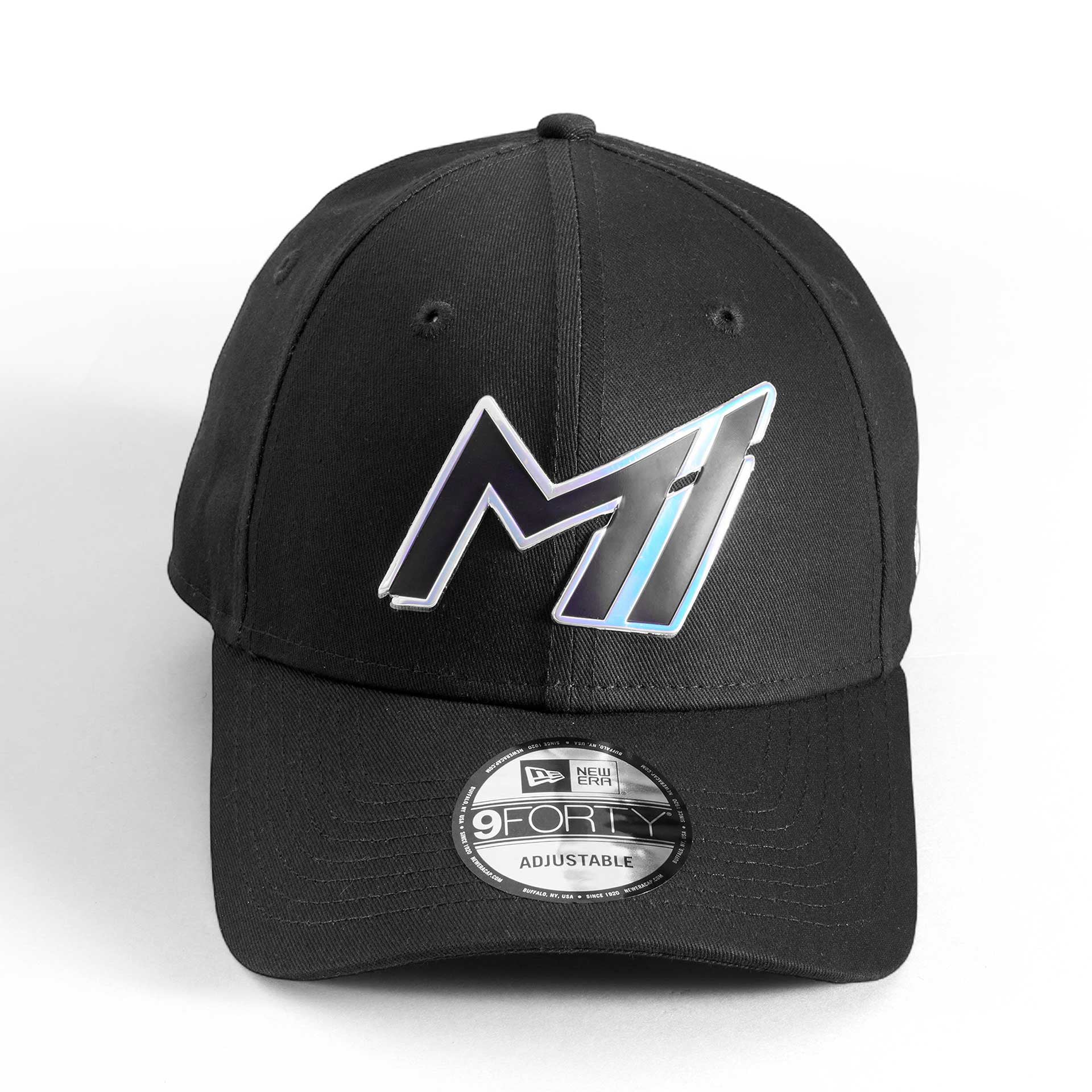 Official Mumbai Indians Navy Iridescent Logo New Era 9FORTY Fan Cap - Image 3