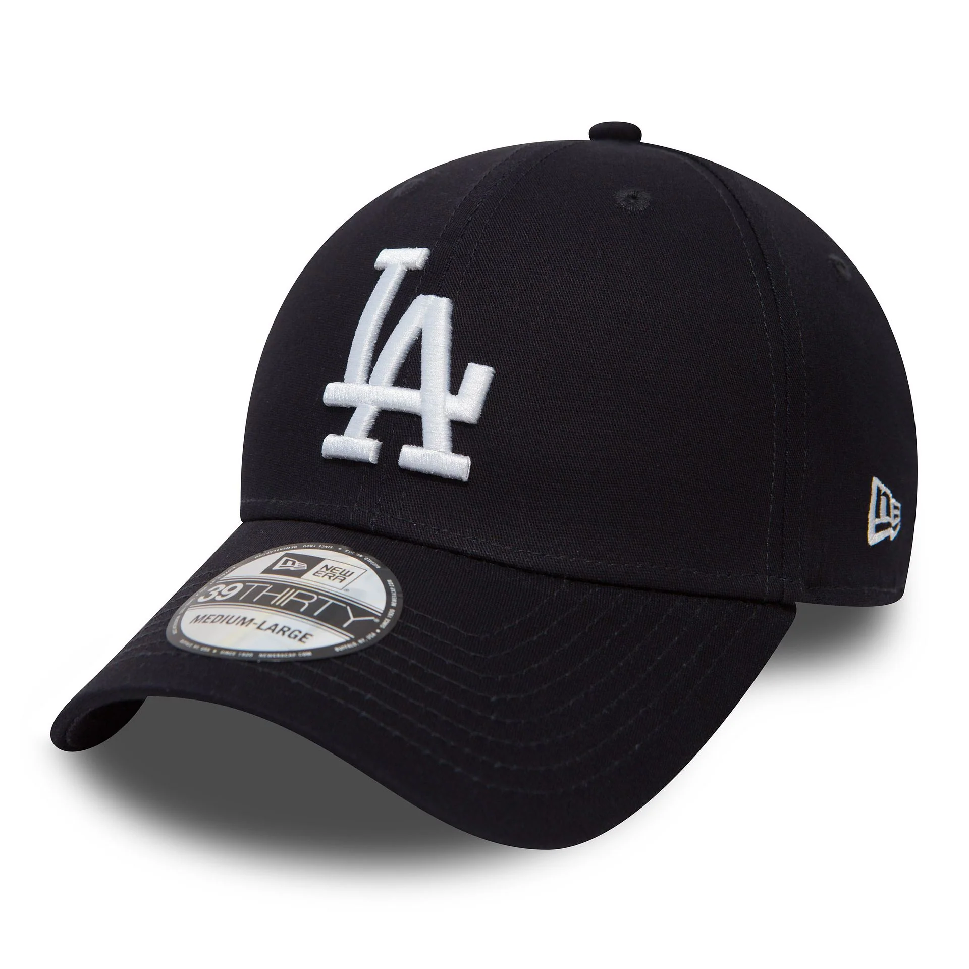Official New Era LA Dodgers Classic Navy 39THIRTY Stretch Fit Cap - Image 3