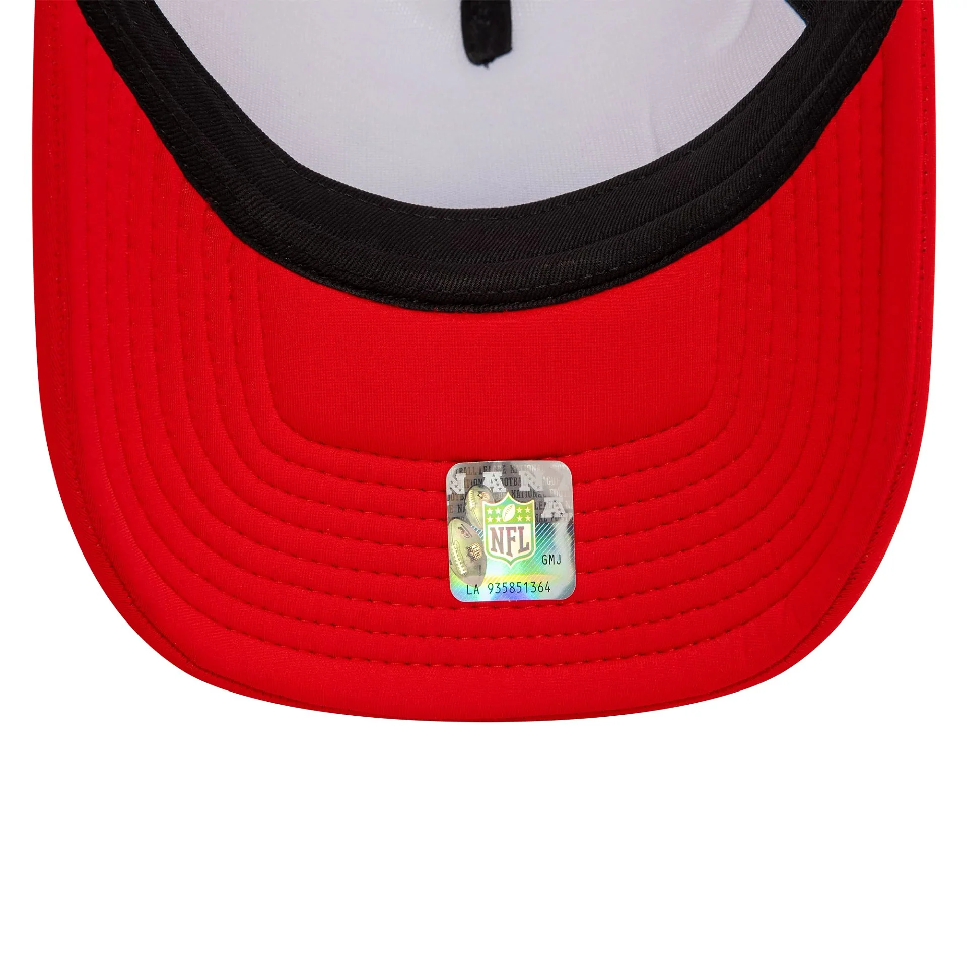 San Francisco 49ers Super Bowl Red 9FORTY A-Frame Trucker Adjustable Cap - Image 5