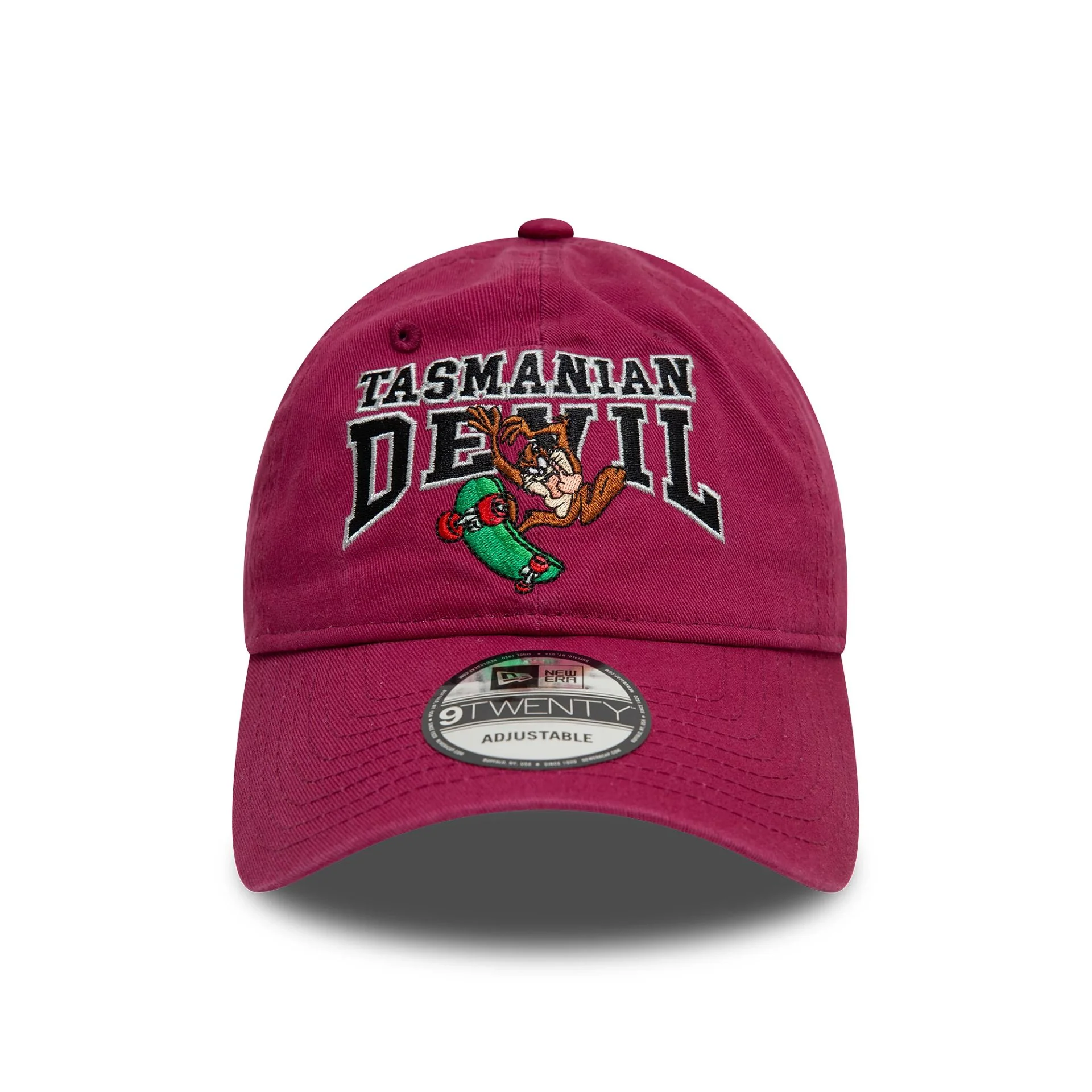 Taz Warner Brothers Washed Dark Red 9TWENTY Adjustable Cap - Image 2
