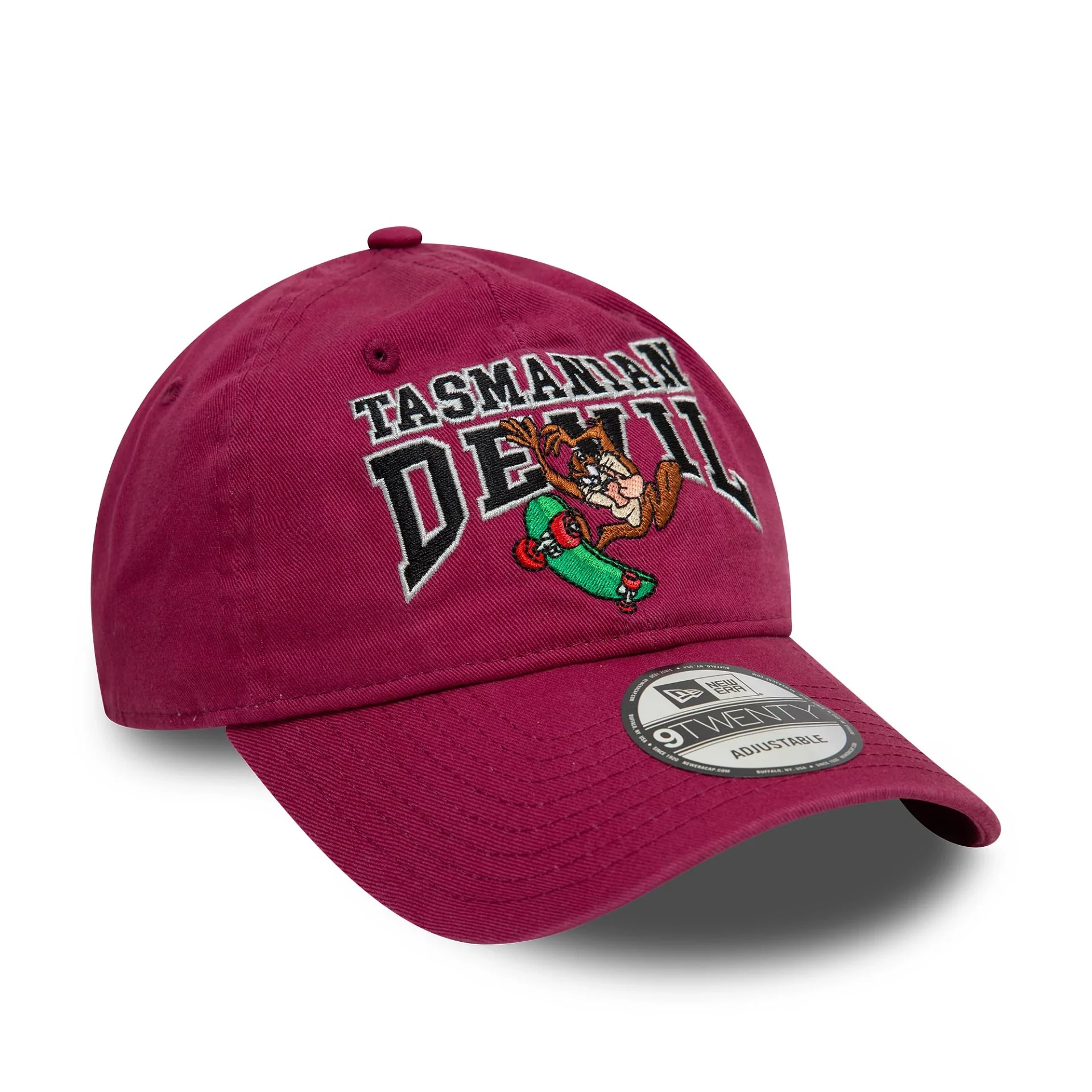 Taz Warner Brothers Washed Dark Red 9TWENTY Adjustable Cap - Image 3