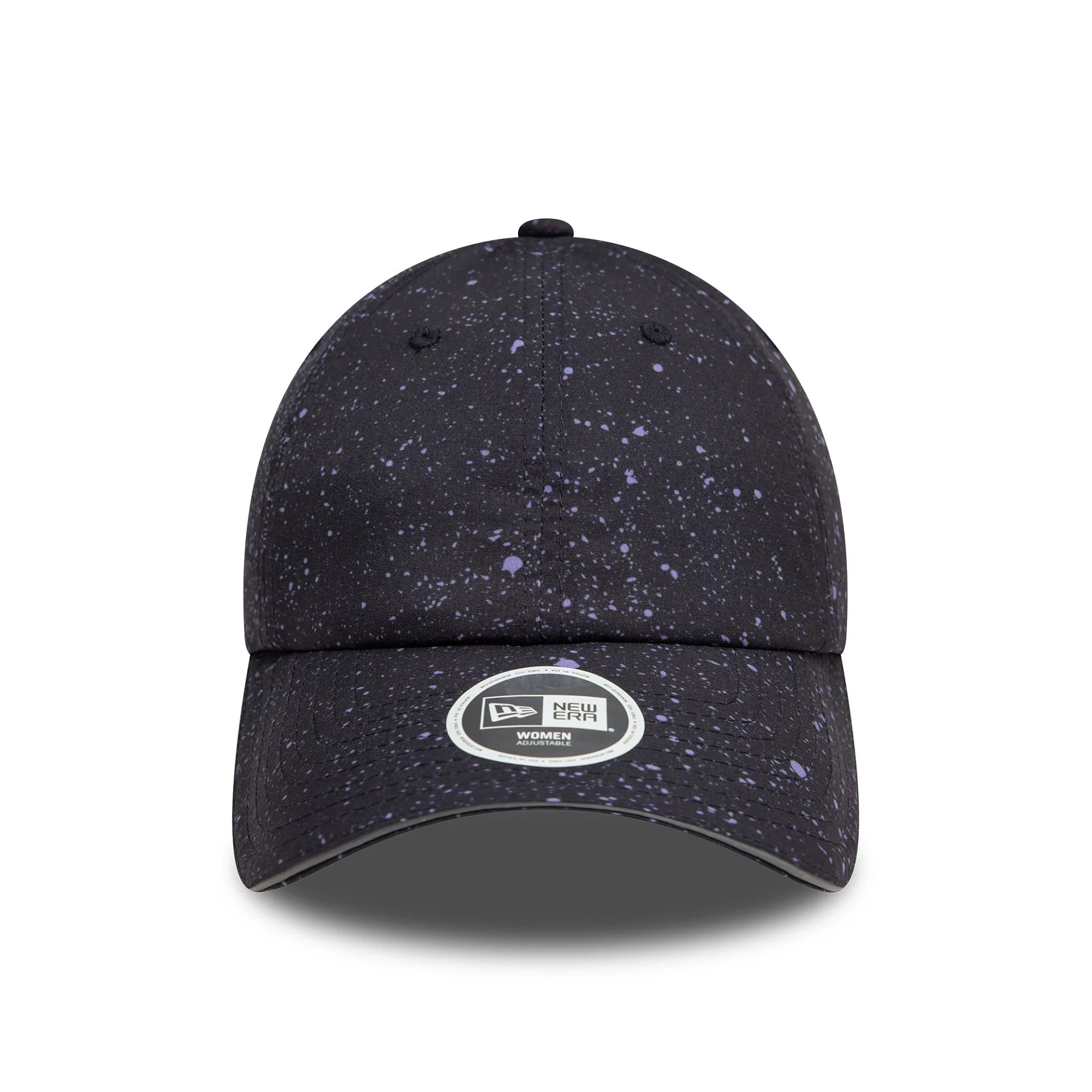 Womens New Era All Over Print Black Open Back Adjustable Cap - Image 3