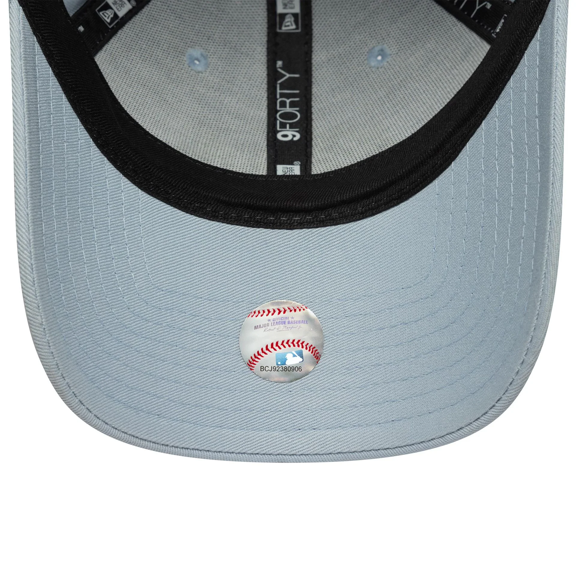 Womens New Era Beaded Pastel Blue 9FORTY Adjustable Cap - Image 5