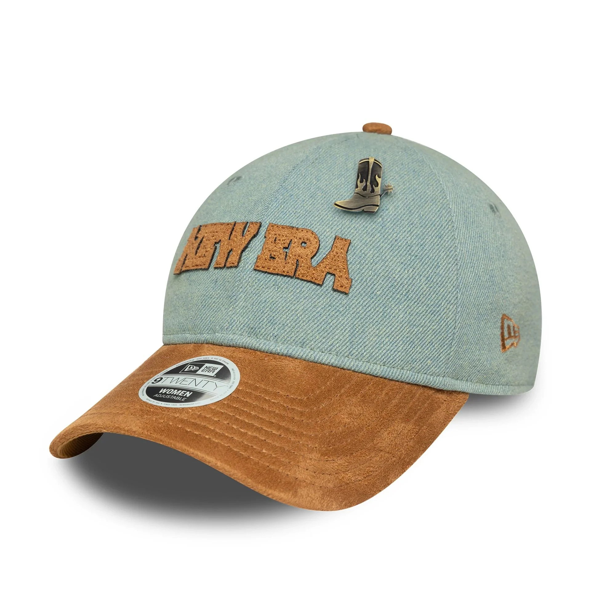 Womens New Era Western Pastel Blue 9TWENTY Adjustable Cap - Image 5