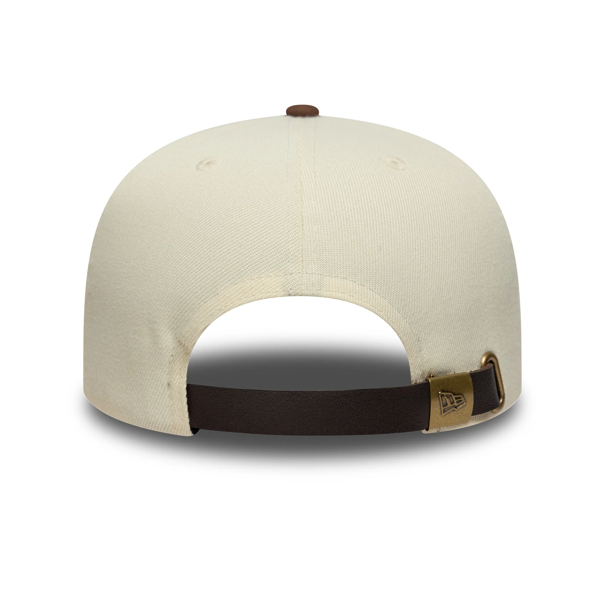 Yankees MLB Suede Visor Light Beige 9FIFTY A-Frame Snapback Cap - Image 3